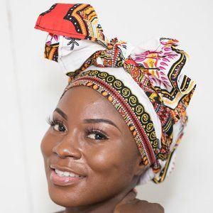 African Dashiki Head Wrap - DW